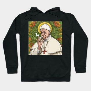 Pope Francis | Smoking on the Pope pack Hoodie